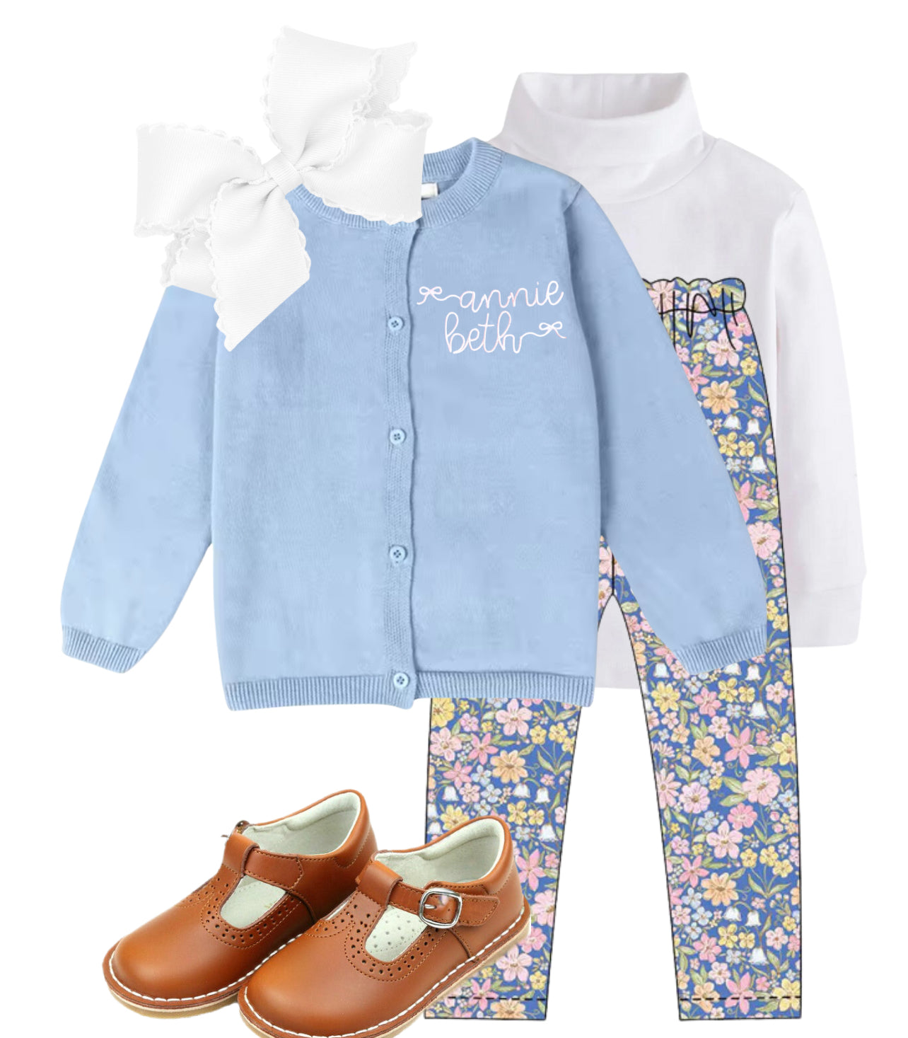 Blue cardigan campure sweater