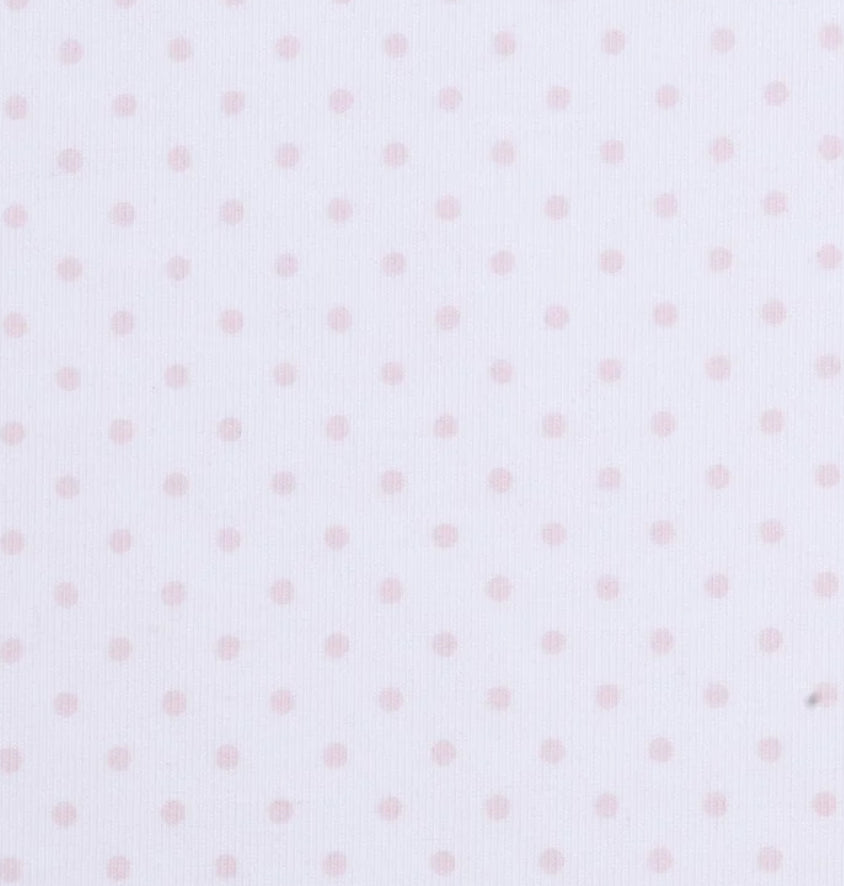 1 meter of pink bitty dot fabric