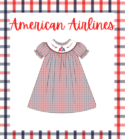 American Airlines Custom Smock dress