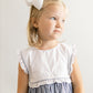 Girls gingham gameday dress