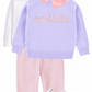 Lavender custom campure sweater
