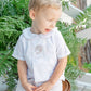 Boys gingham turkey short set
