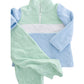 Blue and mint fleece set