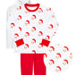 Blue stripe Santa pullover