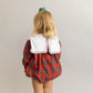Plaid girls  Christmas bubble