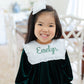 Green velvet dress