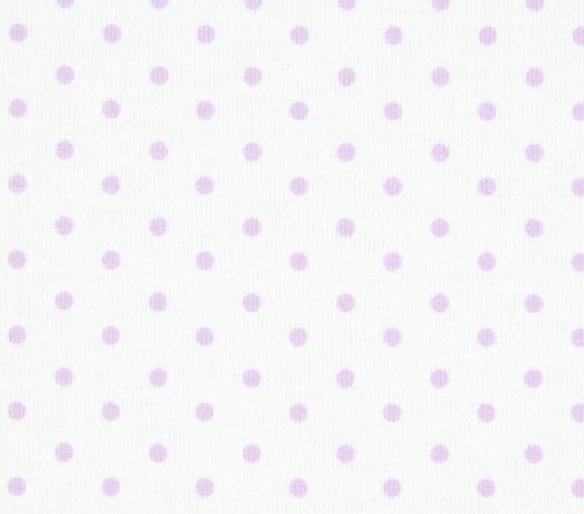 1 meter of lavender bitty dot fabric