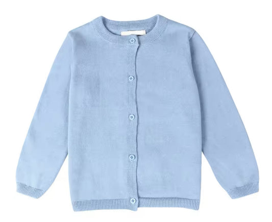 Blue cardigan campure sweater