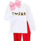 Christmas French knot shirt