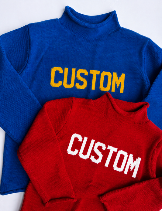 Custom Game Day knit sweater