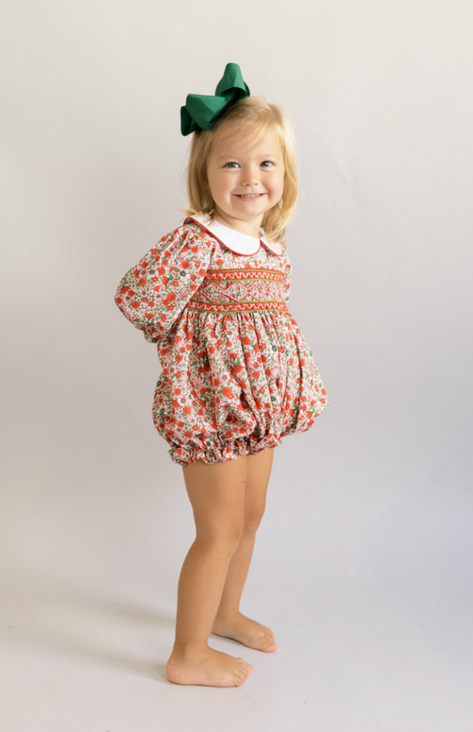 Christmas floral bubble