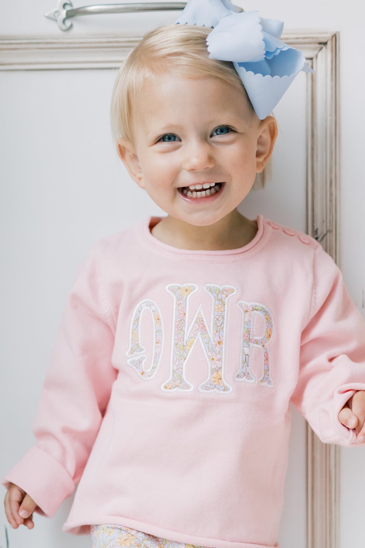 Light pink roll neck sweater