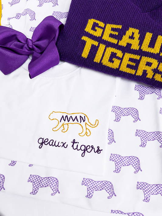 Unisex tiger hand stitched t shirt