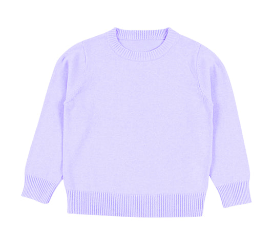 Lavender custom campure sweater