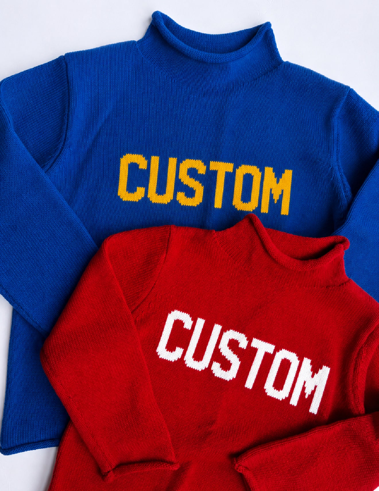 ADULT Custom name knit sweater