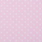 1 meter of pink with white bitty dot fabric