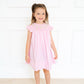 Pink smocked shell dress