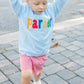 Boys name appliqué sweater