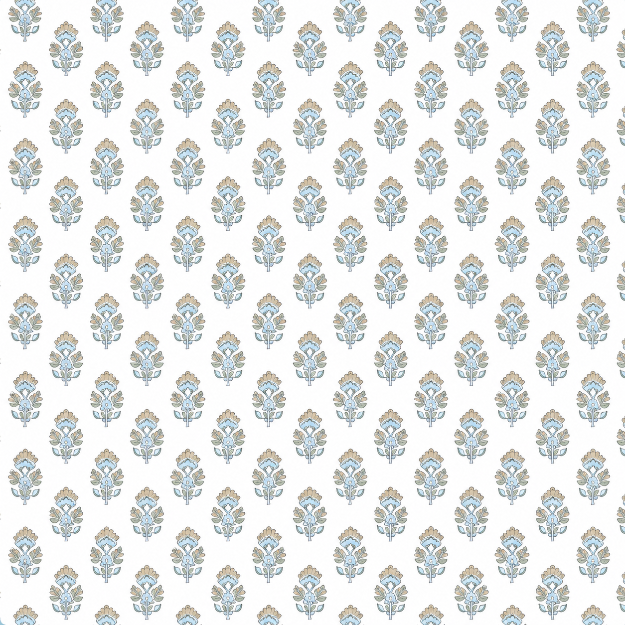 1 meter micro floral fabric