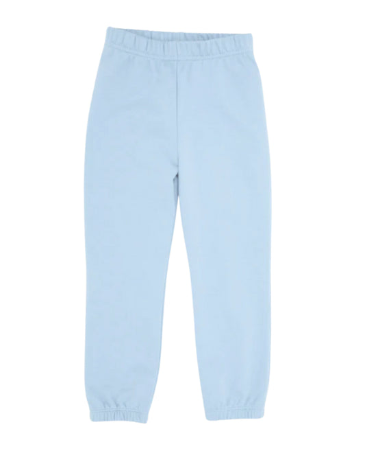 Light blue boys knit cotton pants