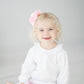 Girls pink gingham custom pant set