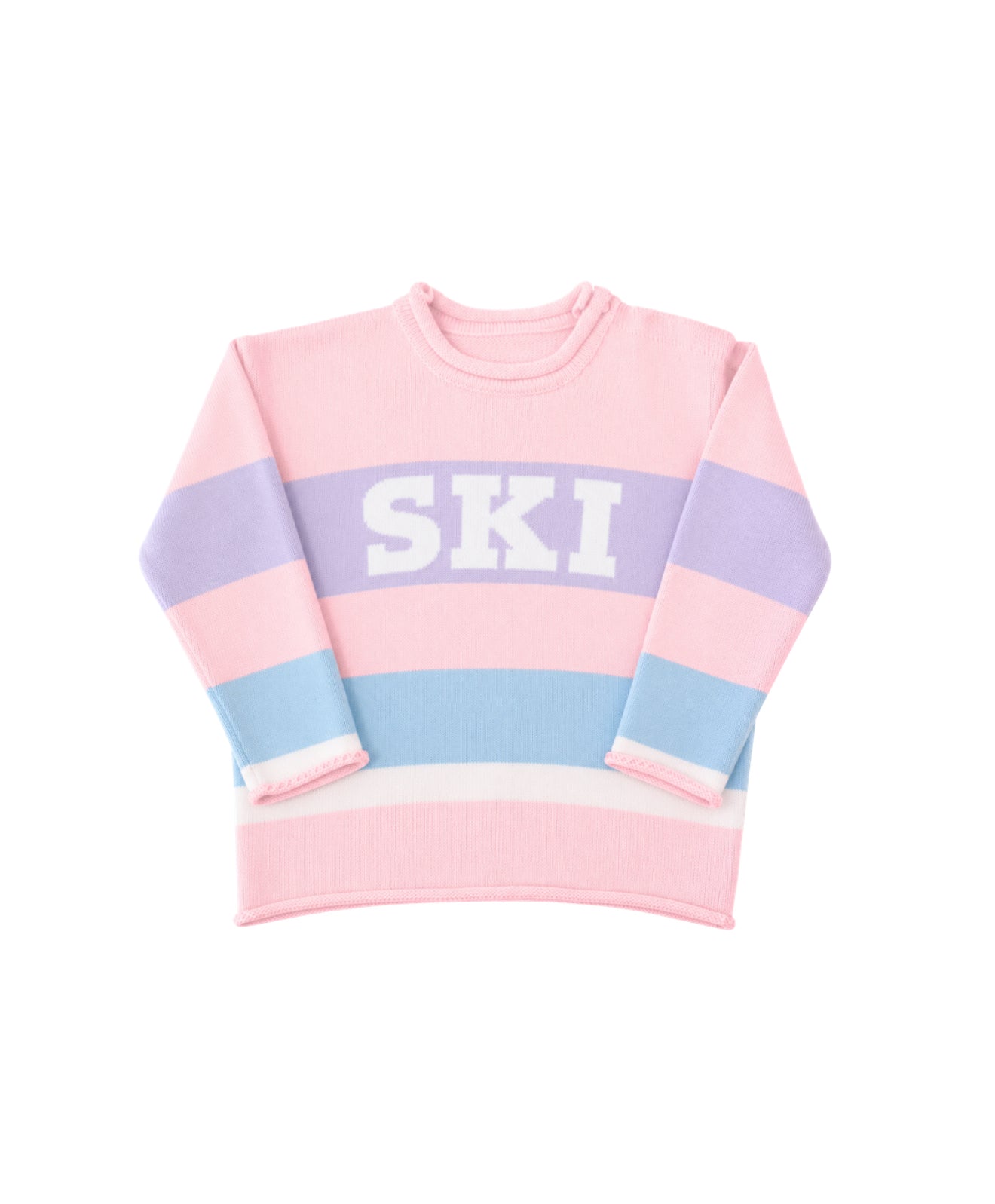 SKI roll neck knit sweater