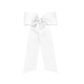 White scallop long bow