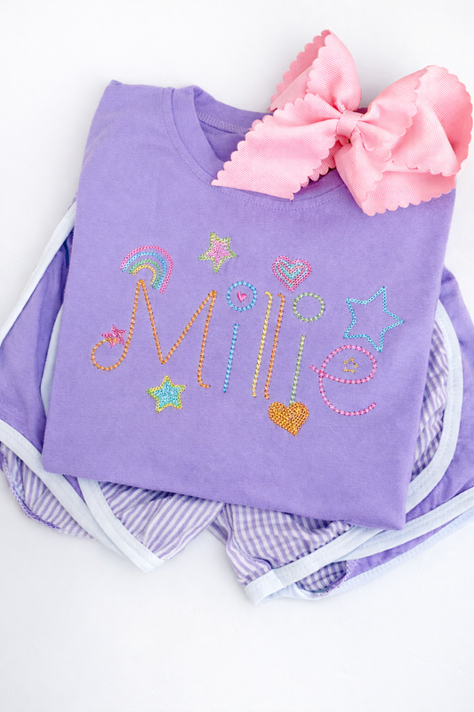 Purple cotton t shirt