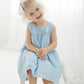 Girls blue corduroy dress