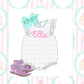 Knit cotton ice cream bubble