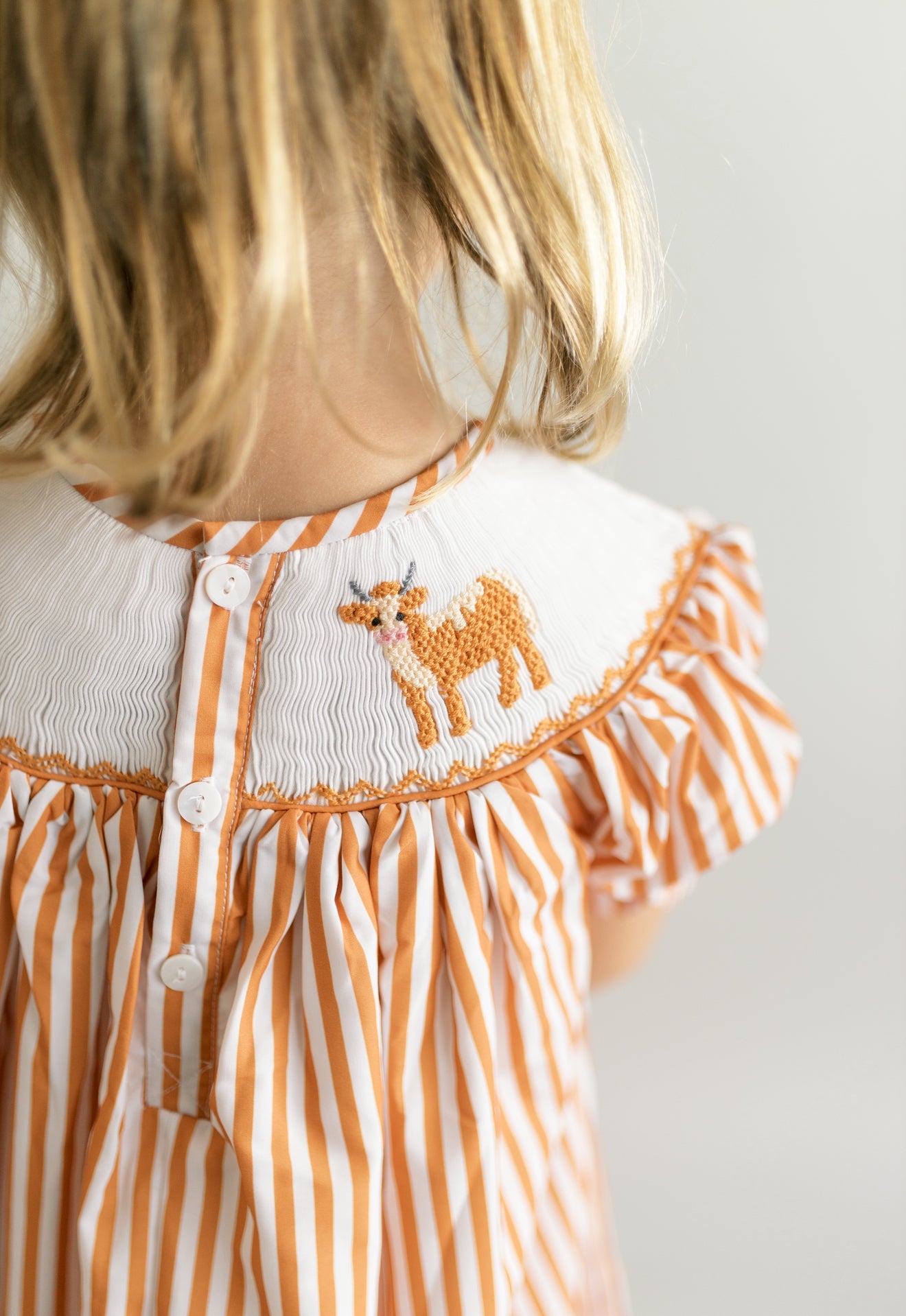 Hook ‘Em hand smocked set